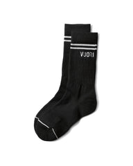 Vuori Vuori Crew Sock Black Performance Crew Socks
