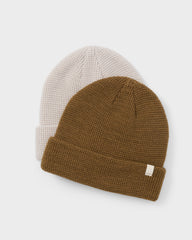 Vuori Alpine Waffle Beanie Tobacco Knit Beanie