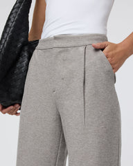 Vuori Elevation Trouser-Short Cobblestone High Rise Pants