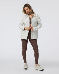Vuori Restore Shirt Jacket Salt French Terry Shirt