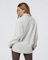Vuori Restore Shirt Jacket Salt French Terry Shirt