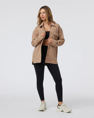 Vuori Restore Shirt Jacket Goldenrod French Terry Shirt