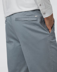 Vuori Fletcher Elastic Waist Pant Athletic Slim Fit 30" Dusty Blue