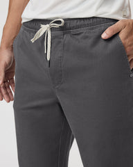 Vuori Fletcher Elastic Waist Pant Athletic Slim Fit 30" Dark Pewter