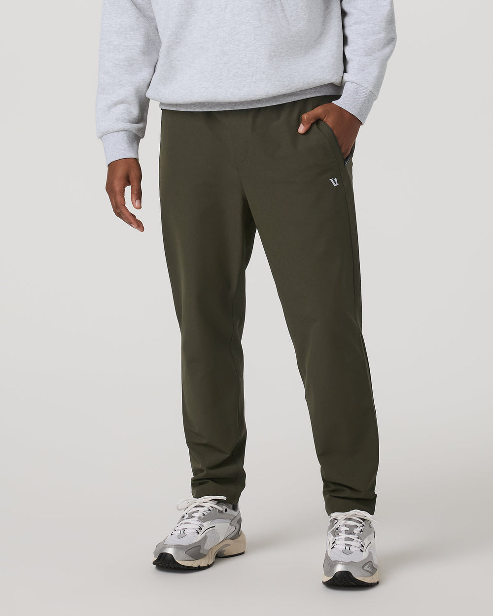 Vuori Train Tech HD Pant Classic 29" Men's Olive Pants