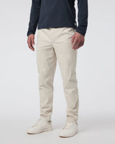 Vuori Fletcher Elastic Waist Pant Athletic Slim Fit 30" Oatmeal