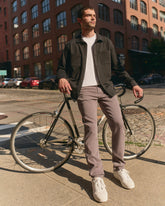 Vuori Benton Stretch Twill Pant Athletic Slim Fit 32" Cavern Grey