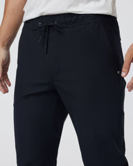Vuori Meta Elastic Waist Pant Black 5-Pocket Stretch Pants