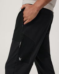 Vuori Sunday Mixed Media Jogger 28" Men's Black Joggers