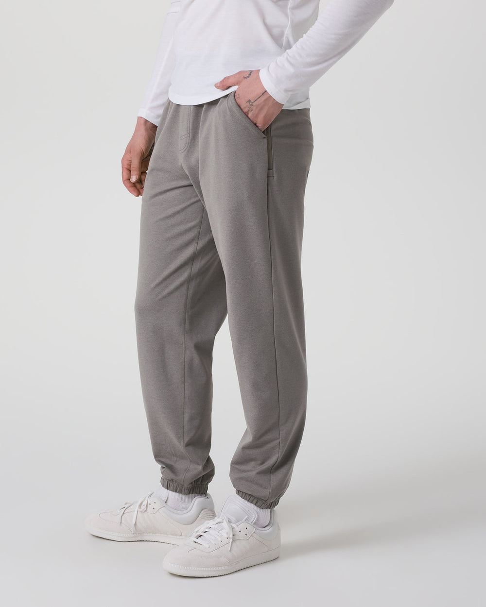 Vuori Coronado Performance Sweatpant Classic 28" Dolomite Heather