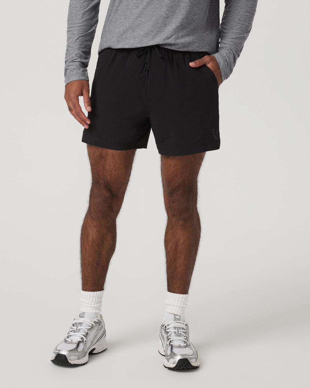 Vuori HardKore Short Lined 5" Men's Black Performance Shorts
