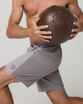 Vuori Kore Short Lined 7" Men's Shorts in Cinder Color Block