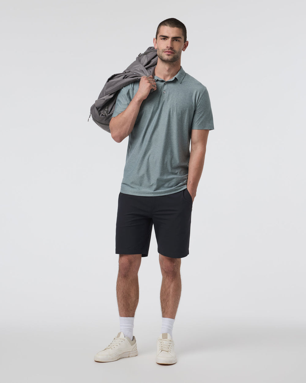 Vuori Meta Short 8" Black Chino Shorts
