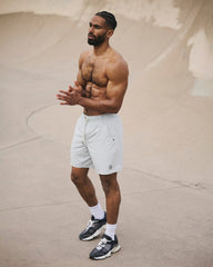 Vuori Kore Short Lined 7" Men's Sky Grey Athletic Shorts