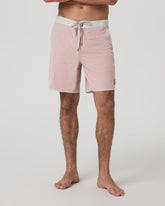 Vuori Cruise Boardshort 7" Men's Mauve Linen Texture Shorts