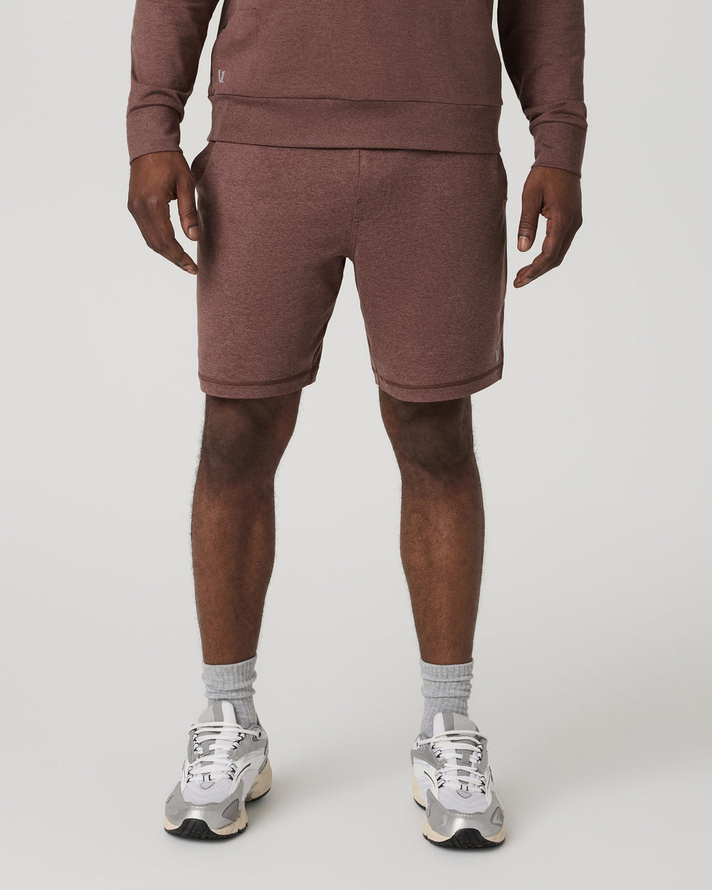 Vuori Ponto Performance Short 7" Men's Sable Heather Shorts