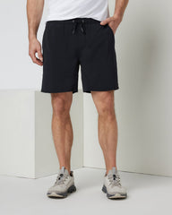 Vuori Kore Elevate Short Lined 7" Men's Black Shorts with Zip Pockets