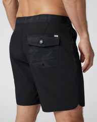 Vuori Cruise Boardshort Men's Black Swim Trunks