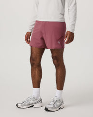Vuori Qualify Short Lined 5" Men's Berry Performance Shorts