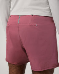 Vuori Qualify Short Lined 5" Men's Berry Performance Shorts