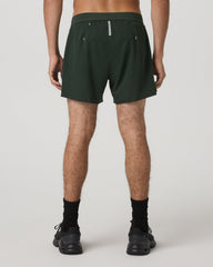 Vuori Qualify Short Lined 5" Men's Deep Forest Training Shorts