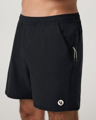 Vuori Maverick Volley Short Lined Men's Black Swim Shorts
