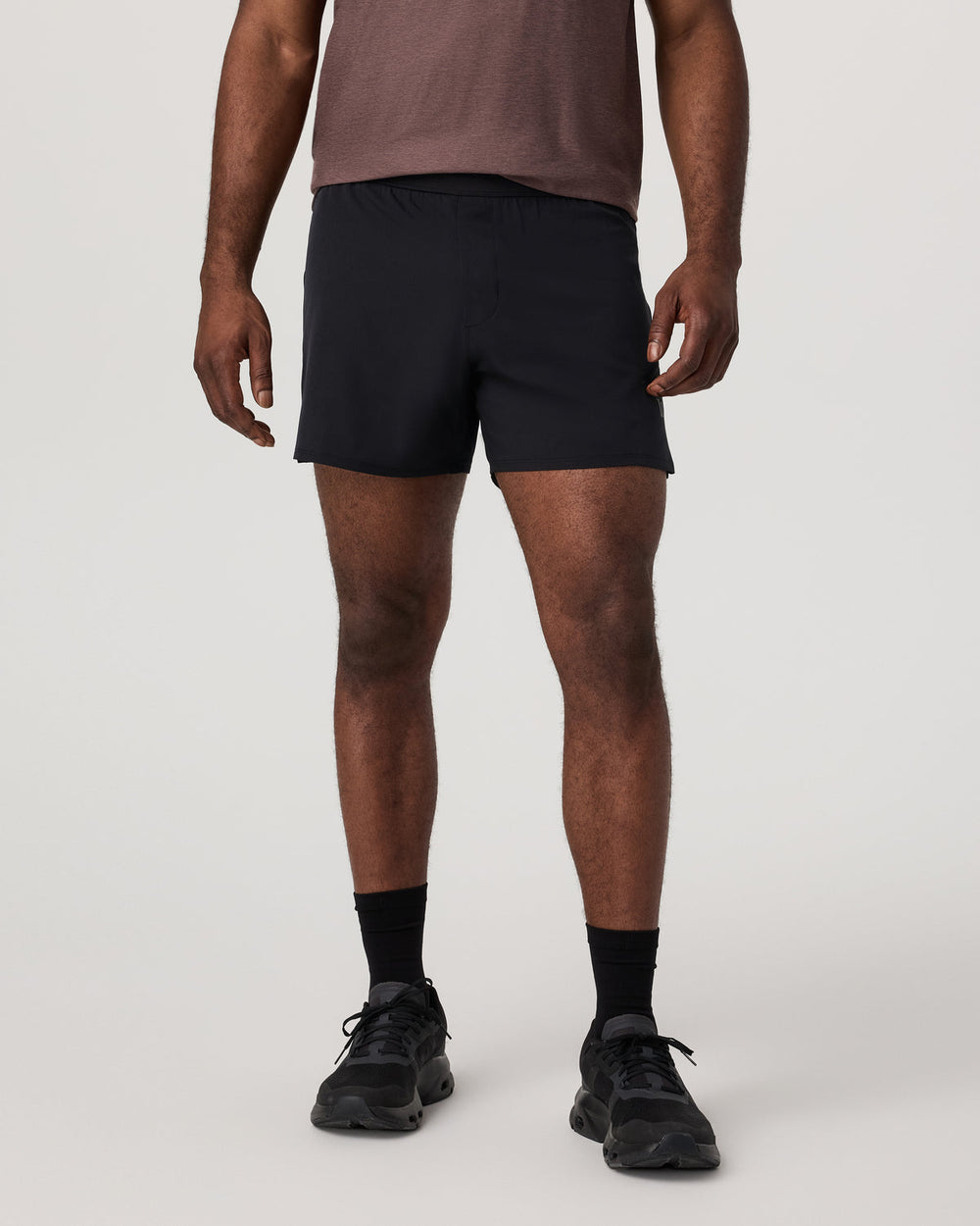 Vuori Qualify Short Lined 5" Men's Black Performance Shorts