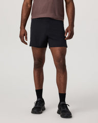Vuori Qualify Short Lined 5" Men's Black Performance Shorts
