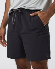 Vuori Grafton Short Unlined Classic Fit 7" Black