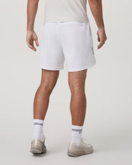 Vuori Crosscourt Short Unlined 7" Men's White Tennis Shorts