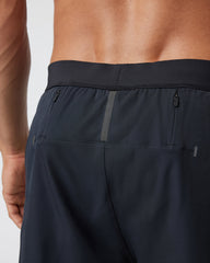 Vuori Qualify Run Short Lined 6" Men's Black Run Shorts