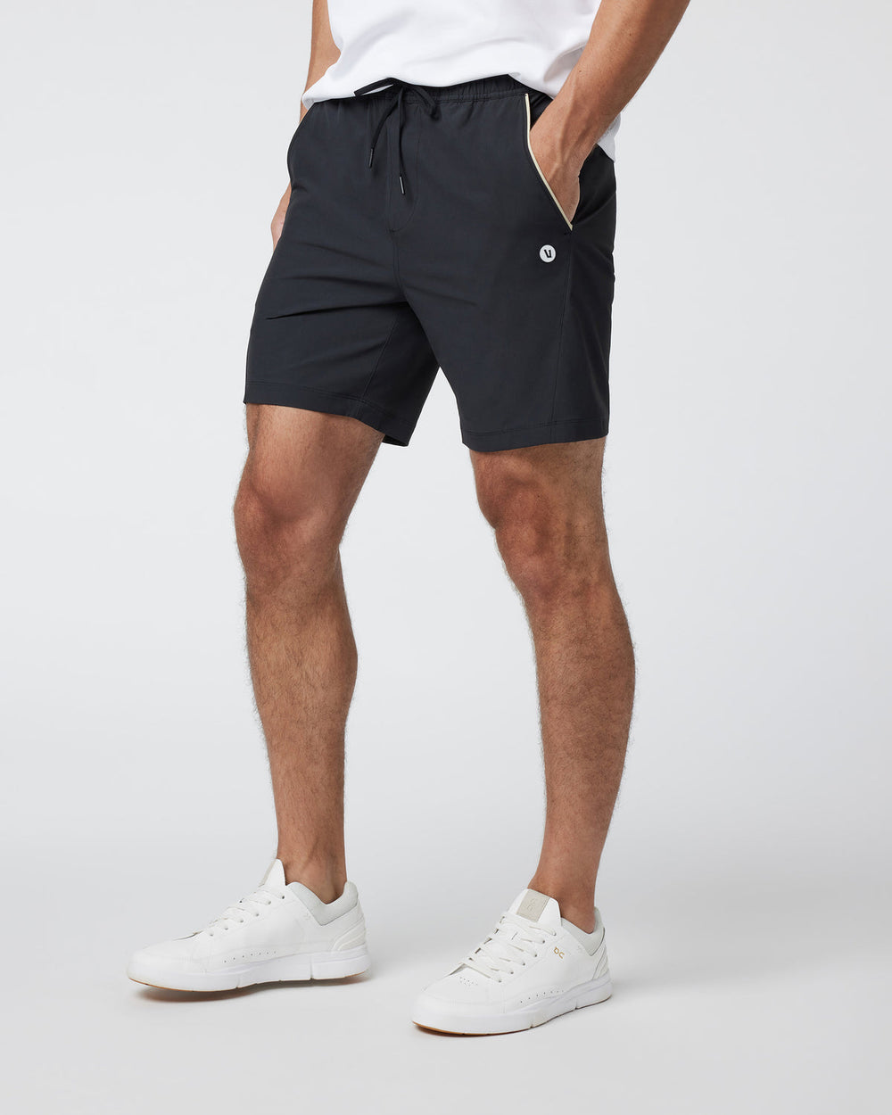 Vuori Crosscourt Short Men's Black Tennis Shorts