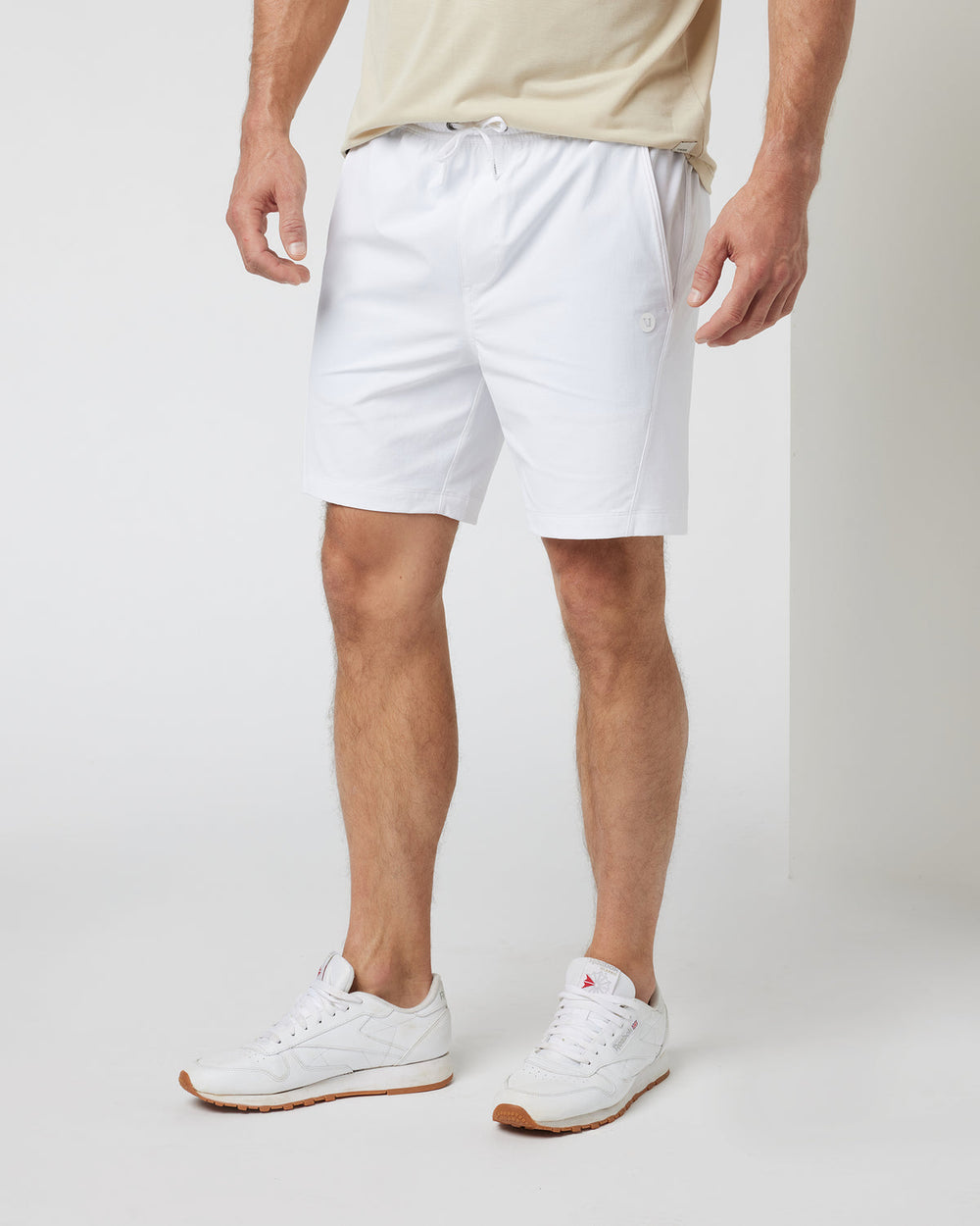 Vuori Crosscourt Short Men's White Tennis Shorts
