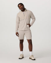 Vuori Sunday Performance Short 8" Men's Toast Heather Shorts