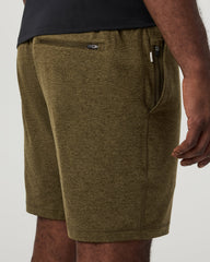 Vuori Ponto Short Men's Moss Green Heather Shorts