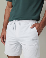 Vuori Crosscourt Short Men's Frost Grey Tennis Shorts