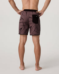 Vuori Cruise Boardshort Men's Dusty Plum Thatch Boardshorts