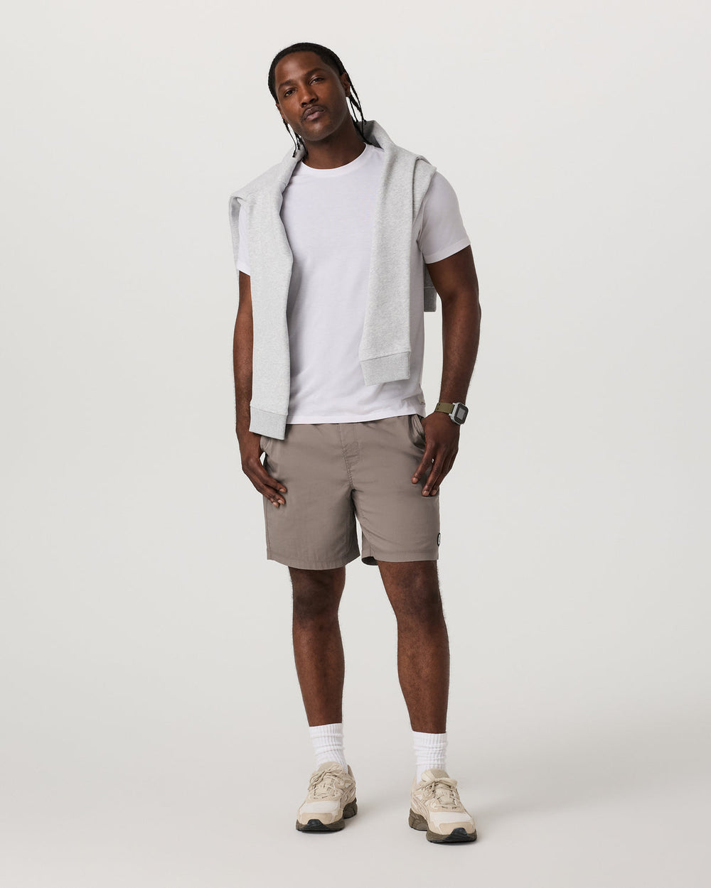 Vuori Kore Everyday Short Lined 7" Men's Smokey Taupe Shorts