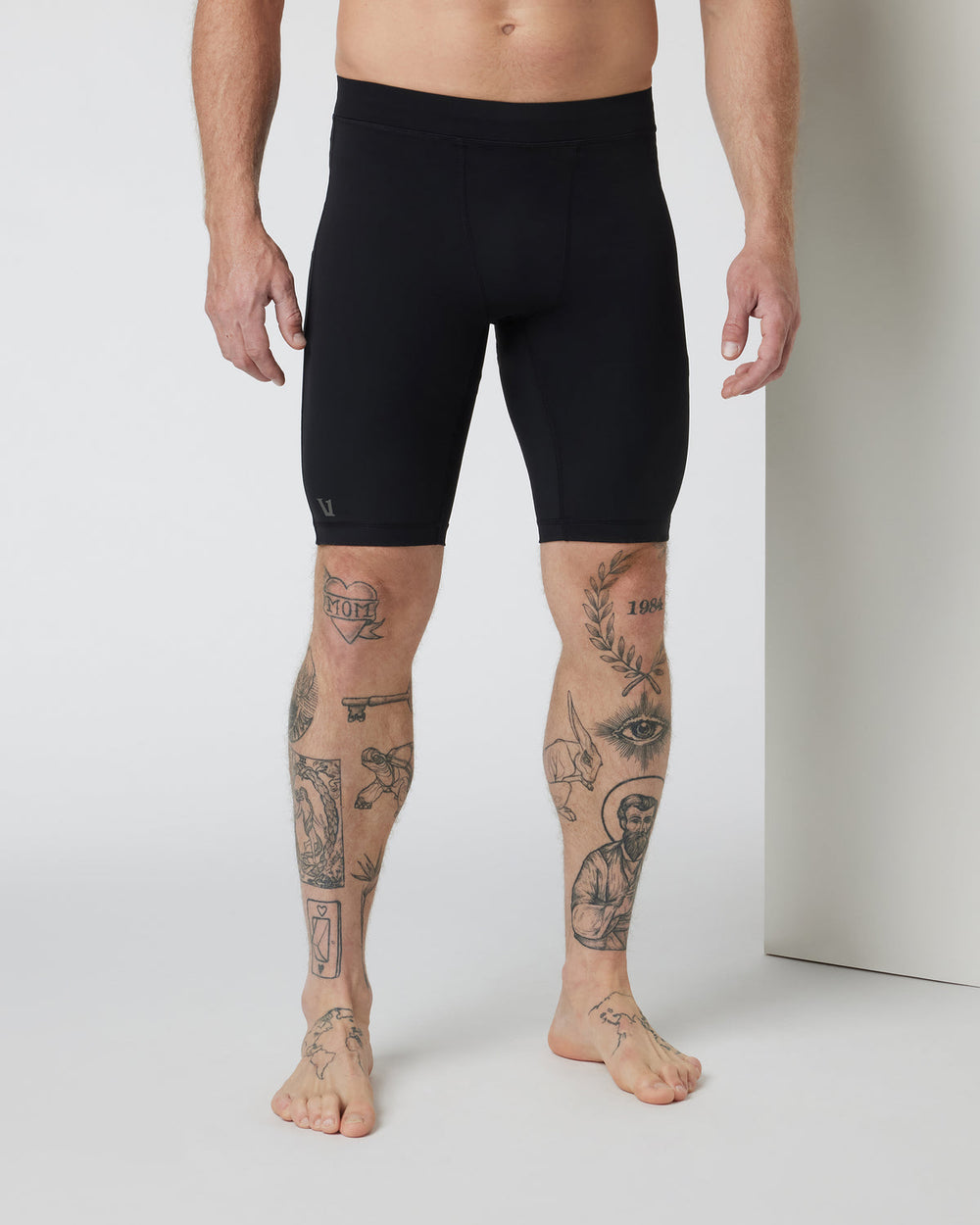 Vuori PR Short Men's Black Compression Shorts