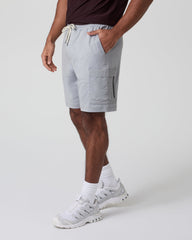 Vuori Sunday Performance Utility Short Classic Fit 8" Platinum Heather
