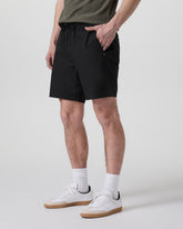 Vuori Cascade Crinkle Elastic Waist Short Classic Fit 8" Black