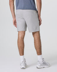 Vuori Cascade Crinkle Elastic Waist Short Classic Fit 8" Fog