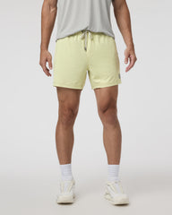 Vuori Kore Short 5" Pale Citron Athletic Shorts
