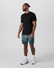 Vuori Kore Short X1 Lined Classic Fit 7" Light Deep Sea/Deep Sea/Salt