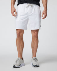 Vuori Kore Short Lined 7" Men's White Athletic Shorts