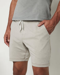 Vuori Ponto Short Men's Dark Salt Heather Jogger Shorts