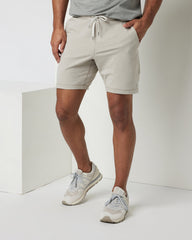 Vuori Ponto Short Men's Dark Salt Heather Jogger Shorts