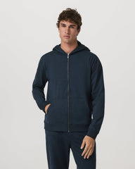 Vuori Coronado Full Zip Hoodie 2.0 Men's Midnight Heather Jacket
