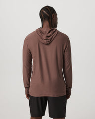 Vuori Strato Tech Hoodie Men's Sable Heather Hoodie