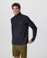 Vuori Sunday Element Half Zip Black